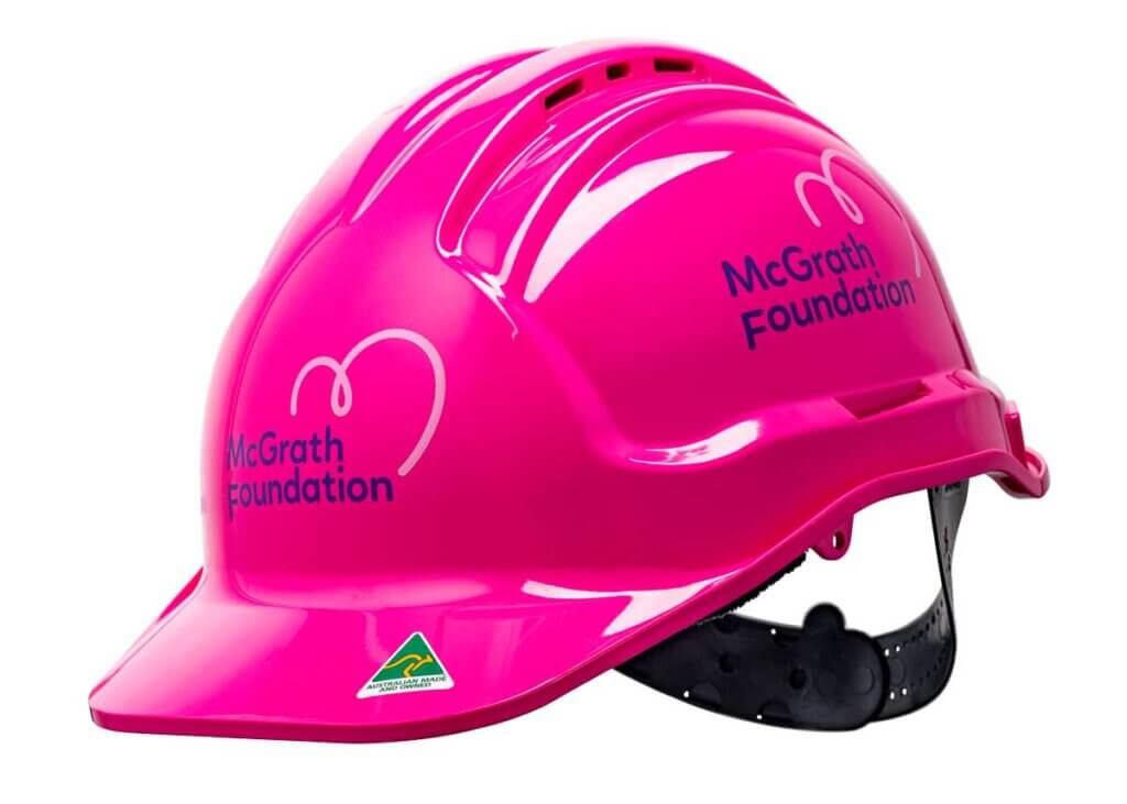 Mcgrath TG57 Pink Hard Hat